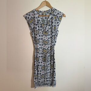 Loft Size Medium Floral Button Down Dress